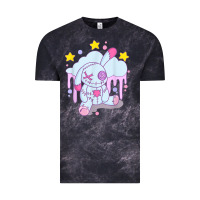 Cloud Black bunny pastel goth voodoo doll t shirt Vintage Tee - linhVisuals