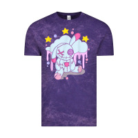 Cloud Purple bunny pastel goth voodoo doll t shirt Vintage Tee - linhVisuals