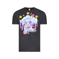 Vintage Black bunny pastel goth voodoo doll t shirt Vintage Tee - linhVisuals