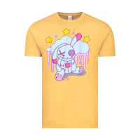 Vintage Mustard bunny pastel goth voodoo doll t shirt Vintage Tee - linhVisuals