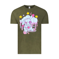 Vintage Olive bunny pastel goth voodoo doll t shirt Vintage Tee - linhVisuals