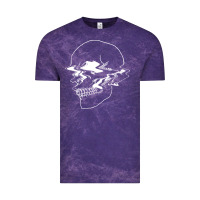 Cloud Purple creepy cool egirl eboy pastel goth vaporwave glitch skull sweatshirt Vintage Tee - linhVisuals