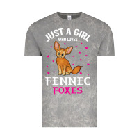 Cloud Rock fennec fox just a girl who loves fennec foxes t shirt Vintage Tee - linhVisuals
