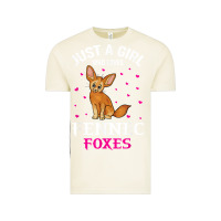 Vintage Arctic fennec fox just a girl who loves fennec foxes t shirt Vintage Tee - linhVisuals