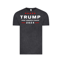 Vintage Black donald trump 2024 take america back election   the return sweatshirt Vintage Tee - linhVisuals