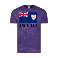 Flag Of Anguilla   Anguilla Banner T Shirt Vintage Tee | Teevron