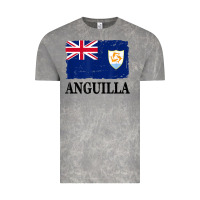 Cloud Rock flag of anguilla   anguilla banner t shirt Vintage Tee - linhVisuals
