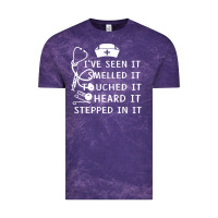 Cloud Purple nurse t  shirt nurse i've seen it smelled it touched it t  shirt Vintage Tee - linhVisuals