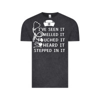 Vintage Black nurse t  shirt nurse i've seen it smelled it touched it t  shirt Vintage Tee - linhVisuals