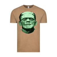 Vintage Coffee frankenstein monster classic horror flick t shirt Vintage Tee - linhVisuals