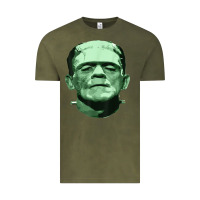 Vintage Olive frankenstein monster classic horror flick t shirt Vintage Tee - linhVisuals