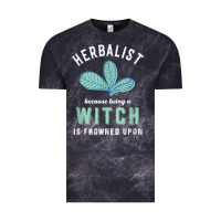 Cloud Black funny herbalist because a witch is frowned upon herbalism t shirt Vintage Tee - linhVisuals