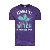 Cloud Purple funny herbalist because a witch is frowned upon herbalism t shirt Vintage Tee - linhVisuals