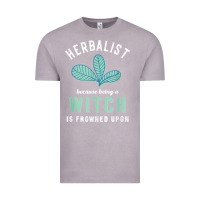 Vintage Zinc funny herbalist because a witch is frowned upon herbalism t shirt Vintage Tee - linhVisuals