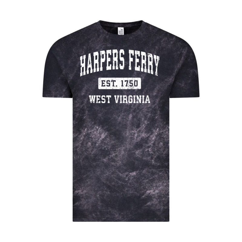 Harpers Ferry West Virginia Wv Vintage Established Sports Pullover Hoo Vintage Tee by linhVisuals | Teevron