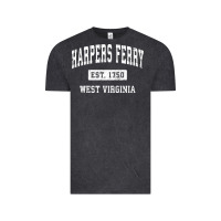 Vintage Black harpers ferry west virginia wv vintage established sports pullover hoo Vintage Tee - linhVisuals