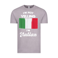 Vintage Zinc i'm not yelling i'm italian t shirt Vintage Tee - linhVisuals