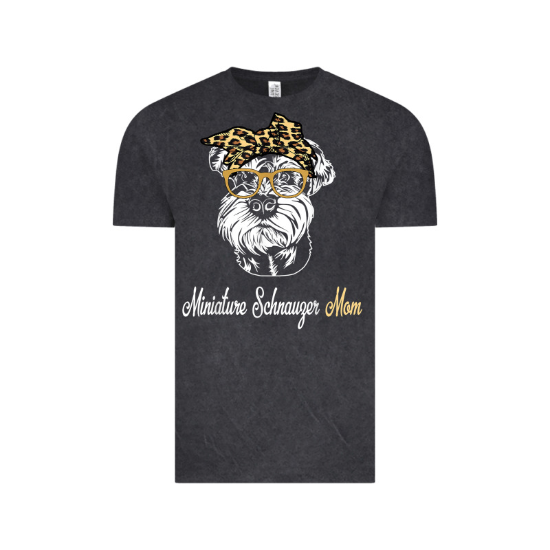 Birthday And Mother's Day Gift Miniature Schnauzer Mom T Shirt Vintage Tee by linhVisuals | Teevron