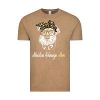Vintage Coffee birthday and mother's day gift miniature schnauzer mom t shirt Vintage Tee - linhVisuals