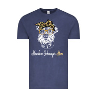 Vintage Denim birthday and mother's day gift miniature schnauzer mom t shirt Vintage Tee - linhVisuals