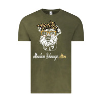 Vintage Olive birthday and mother's day gift miniature schnauzer mom t shirt Vintage Tee - linhVisuals