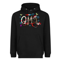 Black christmas nurse qma Heavyweight Hoodie - CowhideDigitalArt