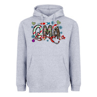 Heather Grey christmas nurse qma Heavyweight Hoodie - CowhideDigitalArt
