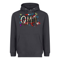 Smoke christmas nurse qma Heavyweight Hoodie - CowhideDigitalArt