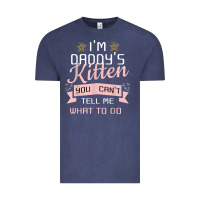 Vintage Denim daddy's kitten ddlg littlespace daddy dom cgl t shirt Vintage Tee - linhVisuals