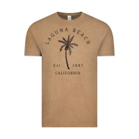 Retro Cool Laguna Beach California Palm Tree Unique Novelty Sweatshirt Vintage Tee | Teevron