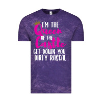 Cloud Purple i’m the queen of the castle get down you dirty rascal t shirt Vintage Tee - linhVisuals