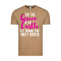 Vintage Coffee i’m the queen of the castle get down you dirty rascal t shirt Vintage Tee - linhVisuals
