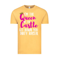 Vintage Mustard i’m the queen of the castle get down you dirty rascal t shirt Vintage Tee - linhVisuals