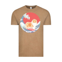 Vintage Coffee rough collie t  shirt rough collie gifts   ocean waves surfing rough c Vintage Tee - linhVisuals