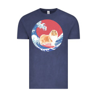 Vintage Denim rough collie t  shirt rough collie gifts   ocean waves surfing rough c Vintage Tee - linhVisuals