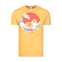 Vintage Mustard rough collie t  shirt rough collie gifts   ocean waves surfing rough c Vintage Tee - linhVisuals