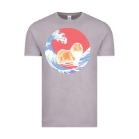Vintage Zinc rough collie t  shirt rough collie gifts   ocean waves surfing rough c Vintage Tee - linhVisuals