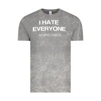 Cloud Rock i hate everyone stupid cunts t shirt Vintage Tee - linhVisuals