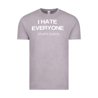 Vintage Zinc i hate everyone stupid cunts t shirt Vintage Tee - linhVisuals