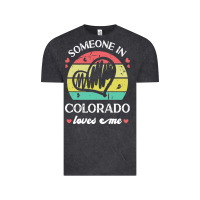 Vintage Black someone in colorado loves me t  shirt someone in colorado loves me fun Vintage Tee - linhVisuals