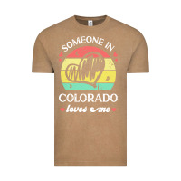 Vintage Coffee someone in colorado loves me t  shirt someone in colorado loves me fun Vintage Tee - linhVisuals