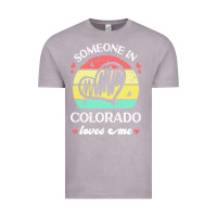 Vintage Zinc someone in colorado loves me t  shirt someone in colorado loves me fun Vintage Tee - linhVisuals