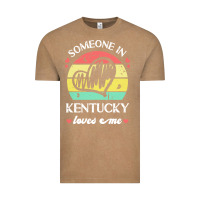 Vintage Coffee someone in kentucky loves me t  shirt someone in kentucky loves me fun Vintage Tee - linhVisuals