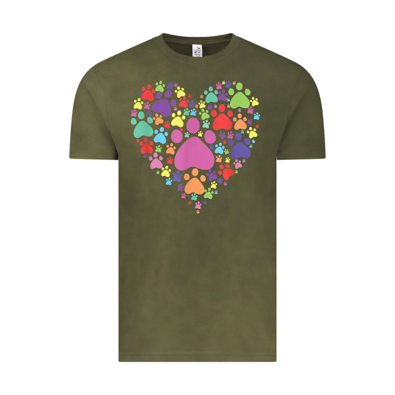 Heart Paw Print Dog Cat Lover Valentines Day T Shirt Vintage Tee by linhVisuals | Teevron