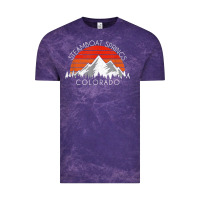 Cloud Purple retro vintage steamboat springs colorado distressed t shirt Vintage Tee - linhVisuals