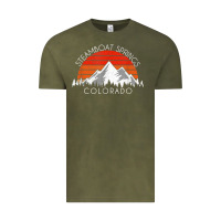 Vintage Olive retro vintage steamboat springs colorado distressed t shirt Vintage Tee - linhVisuals