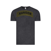 Vintage Black army ranger tab subdued infantry grunt pullover hoodie Vintage Tee - linhVisuals