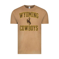 Vintage Camel kids wyoming cowboys apparel gameday arch over cowboys t shirt Vintage Tee - linhVisuals