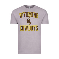 Vintage Zinc kids wyoming cowboys apparel gameday arch over cowboys t shirt Vintage Tee - linhVisuals