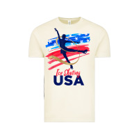 Vintage Arctic ice skating dance support the team tshirt usa flag t shirt Vintage Tee - linhVisuals